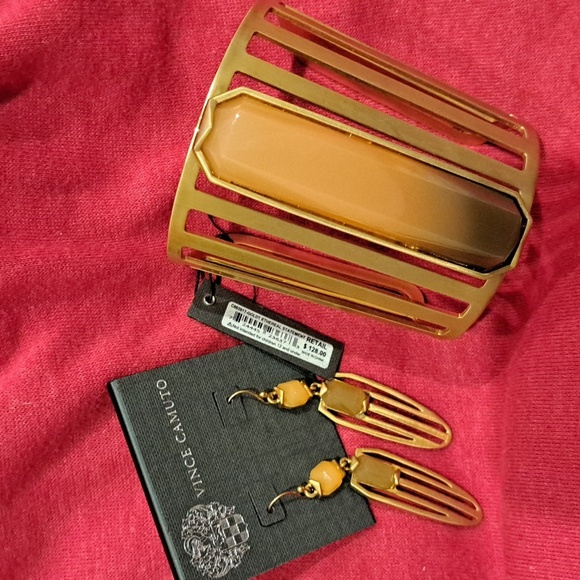 Vince Camuto Ethereal Earring & Cuff Bracelet - Picture 1 of 4